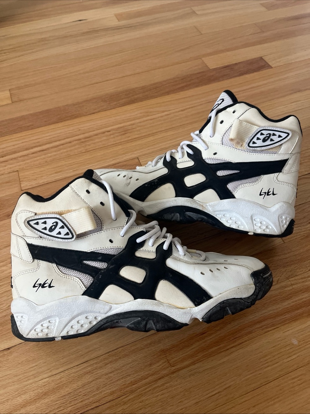 Vintage ASICS Gel High Top Basketball Shoes AL500 Men's US 11.5 Shoe Samples
